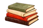 A stack of books