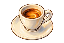 A cup of espresso